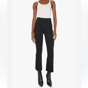 Mother The Hustler Ankle Fray in Not Guilty Black   Size 27
